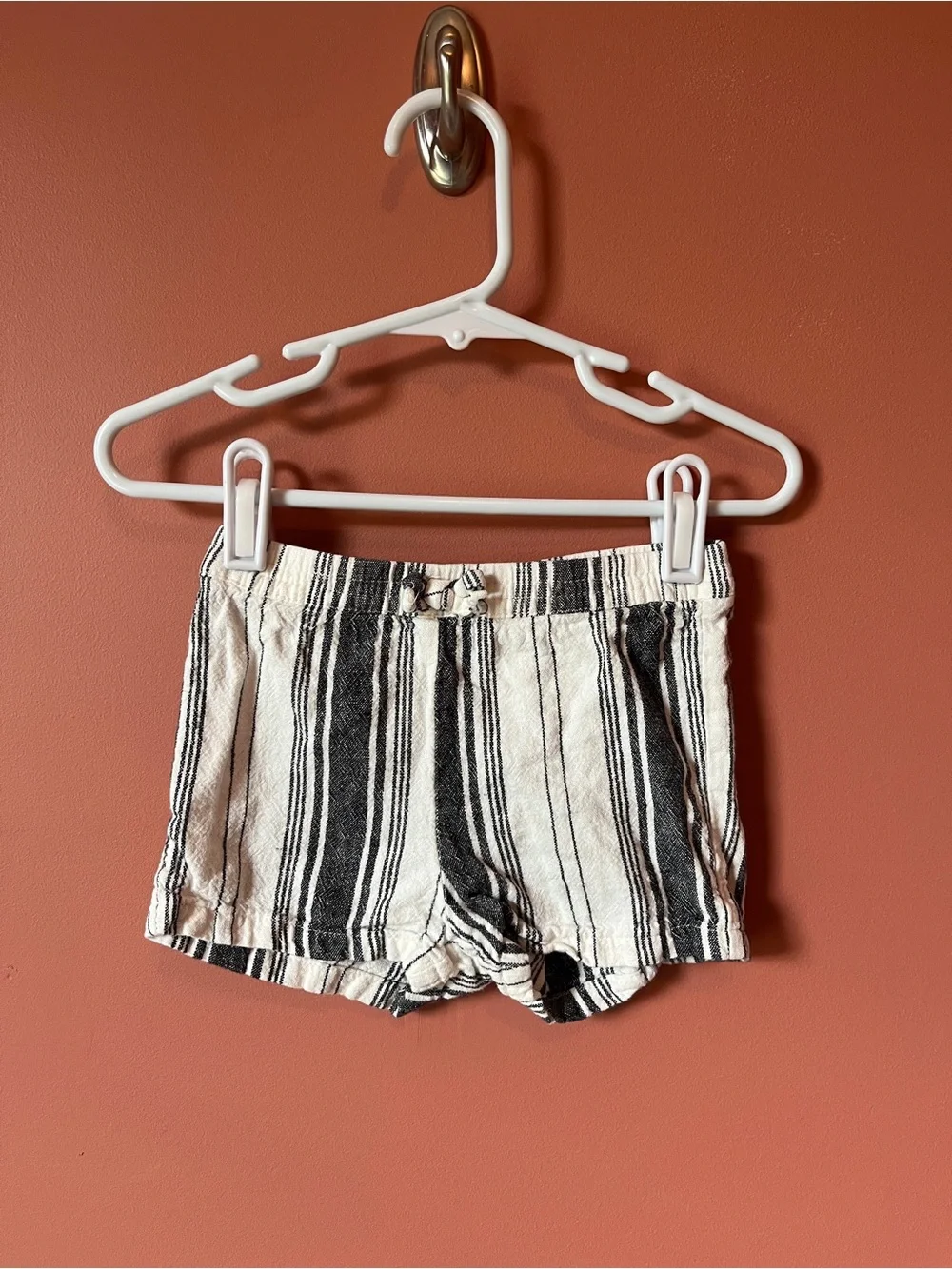 Carter's Black and White Striped Girls' Shorts
